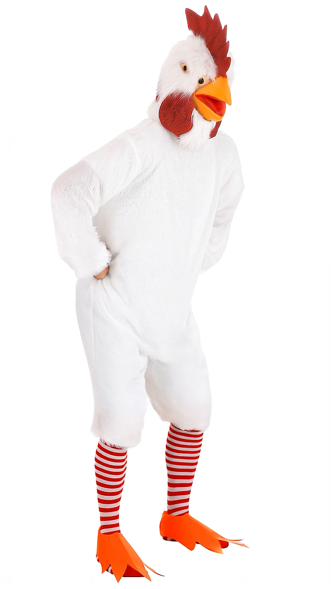 FUN4411AD Adult Deluxe White Rooster Costume